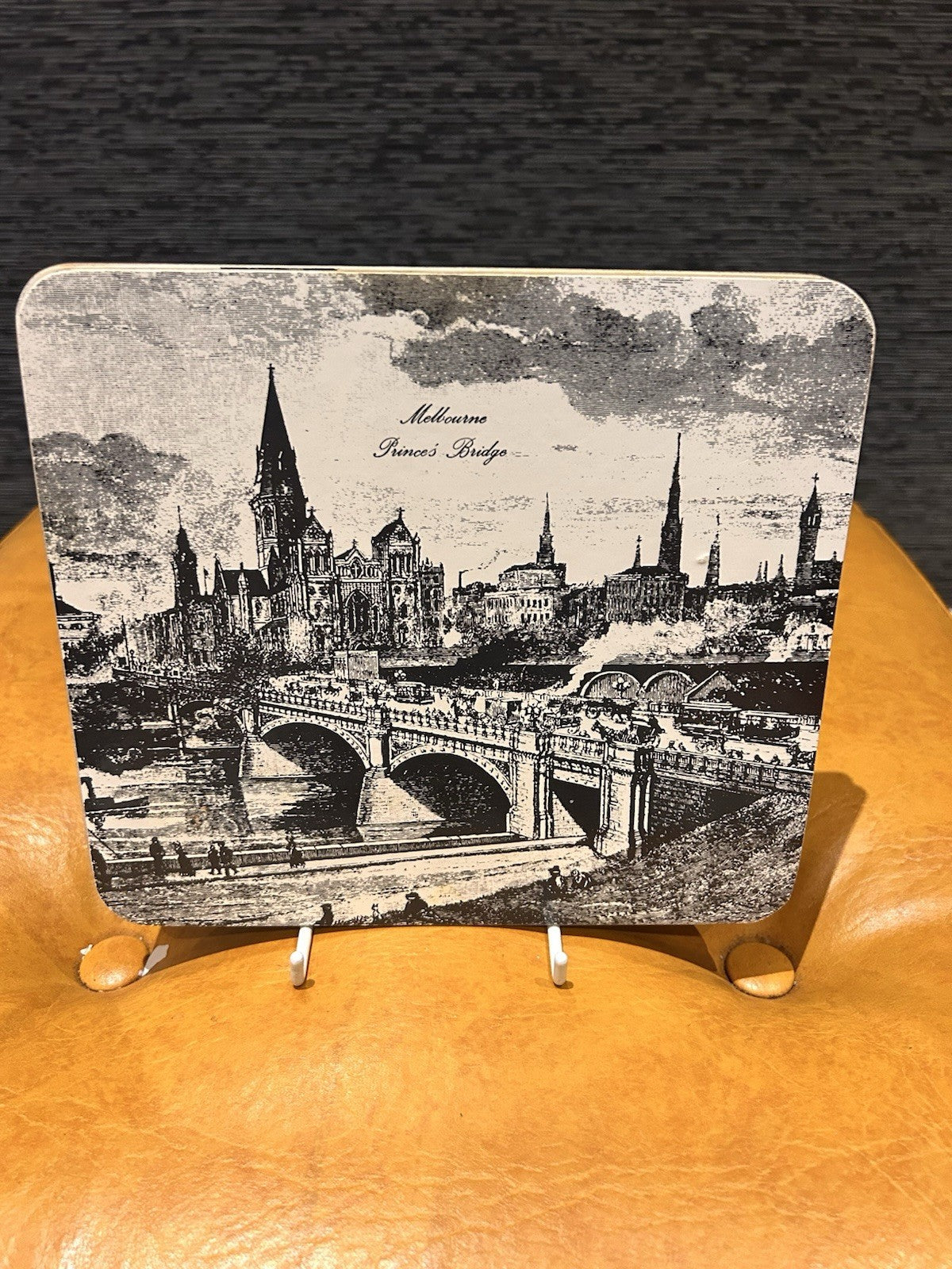 Vintage 1970s Princess Table Mats Melbourne Scenes Set 6 Boxed