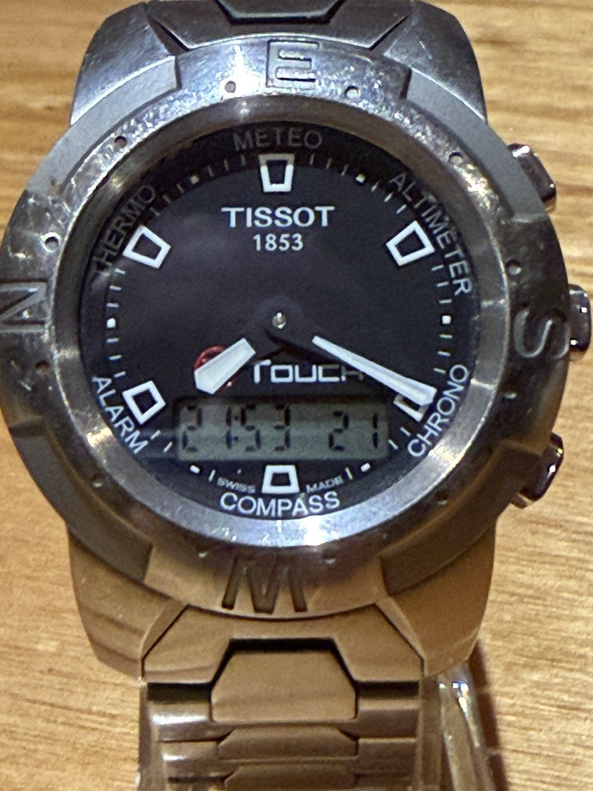 Tissot T-Touch T33.1.483.53 Men’s Steel Touch Screen Watch Z252/352