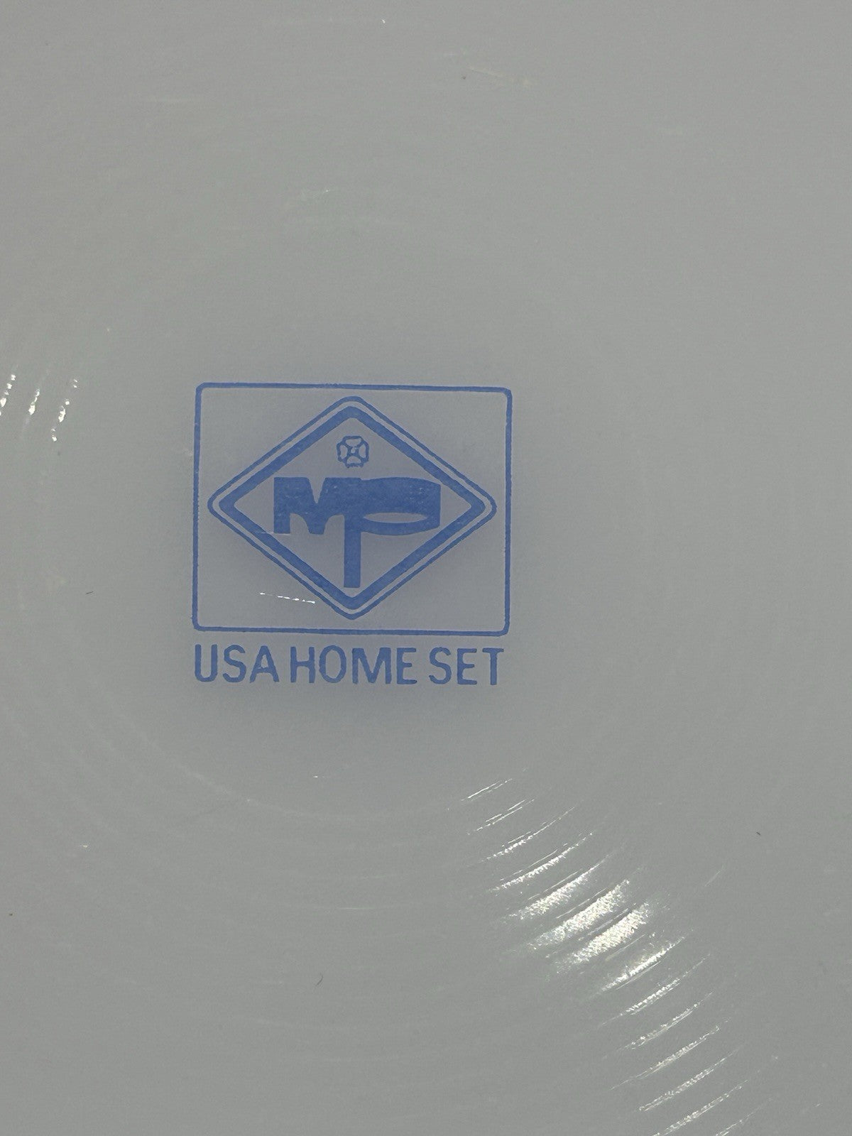Vintage MP USA Home Set Porcelain Cake Plate w Handle Floral Gold Trim
