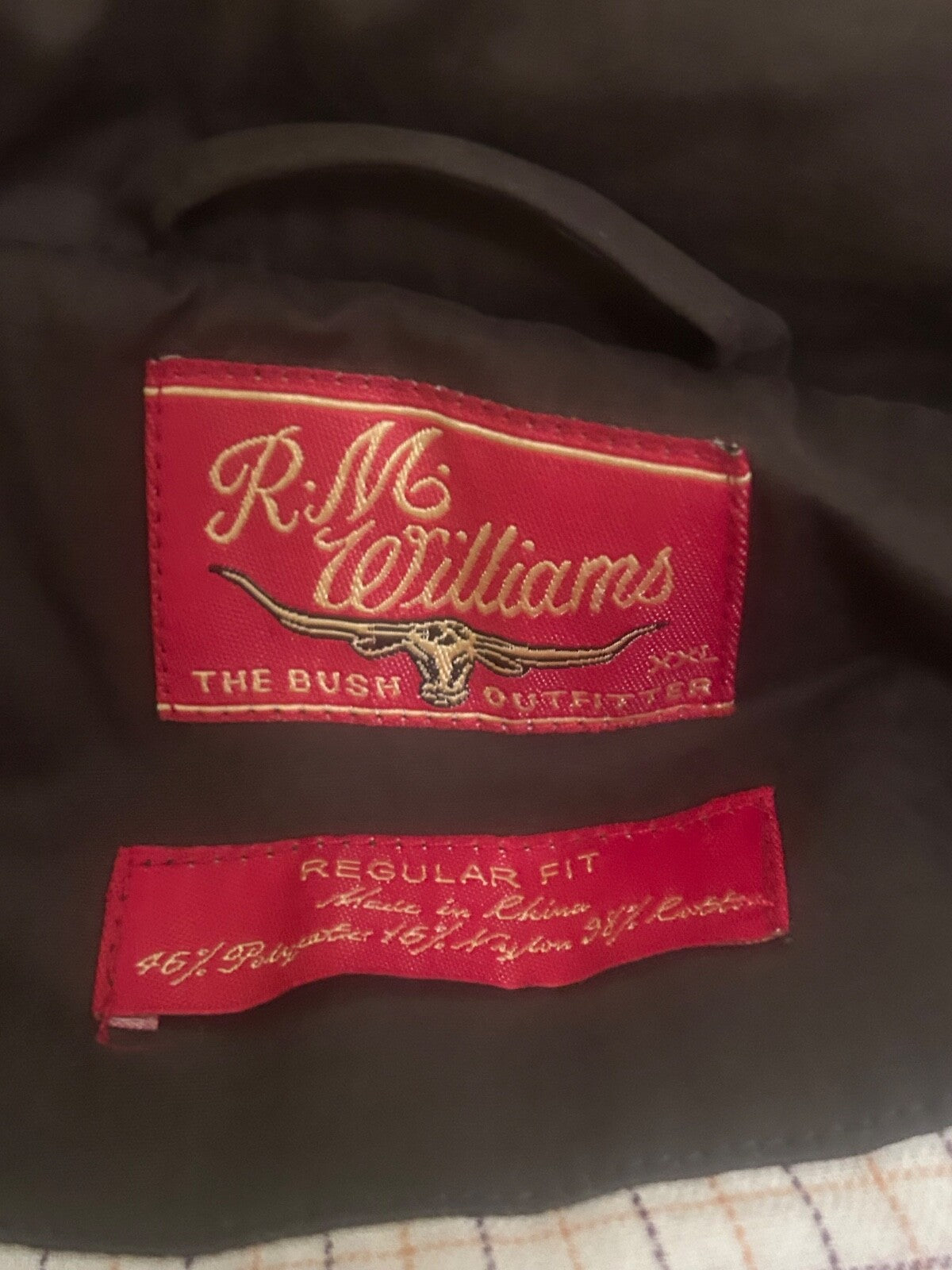 R.M. Williams Bush Outfitter Vest Brown XXL W2009 Quilted Jacket