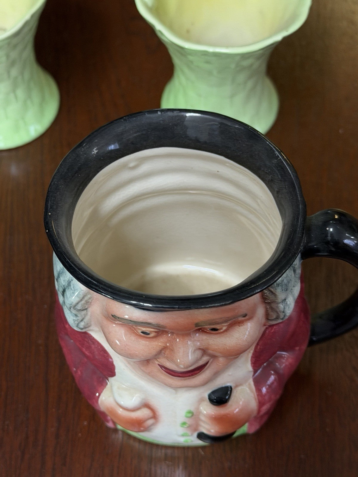 Vintage Shorter & Son Toby Character Jug England Hand Painted Pottery c1950s