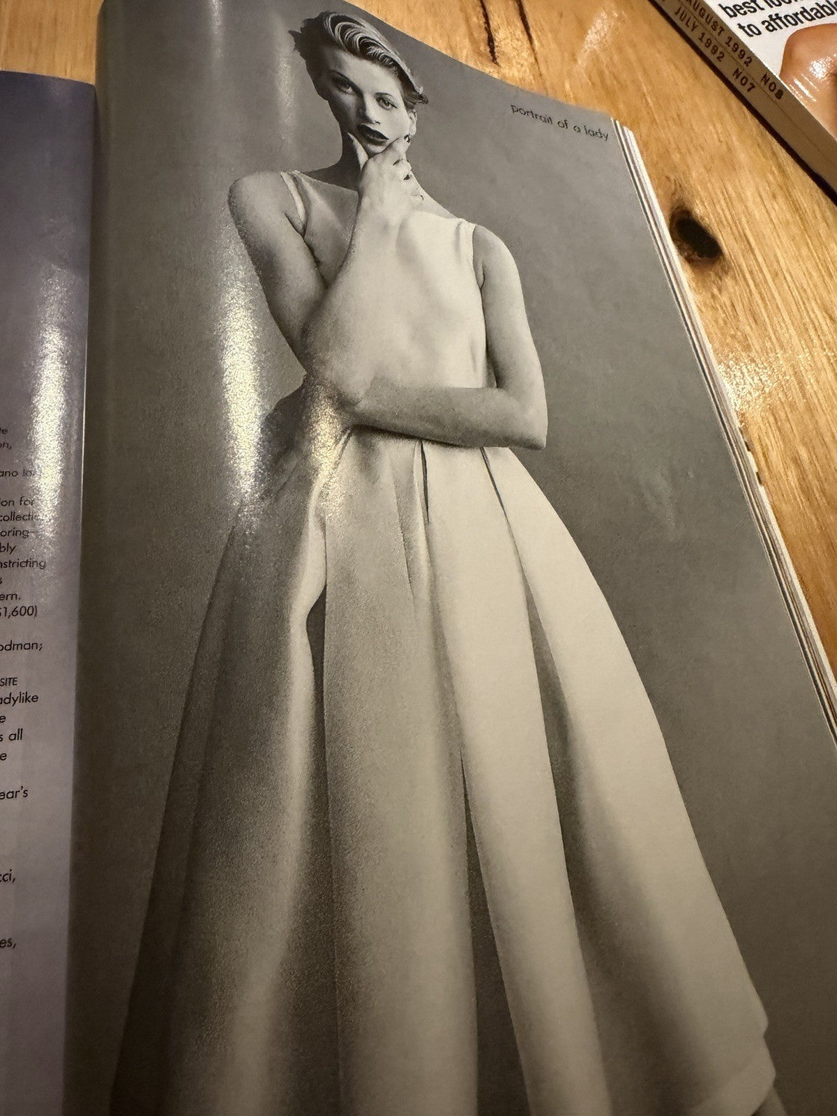 Vogue US March 1995 Claudia Schiffer Steven Meisel Nan Goldin Lagerfeld