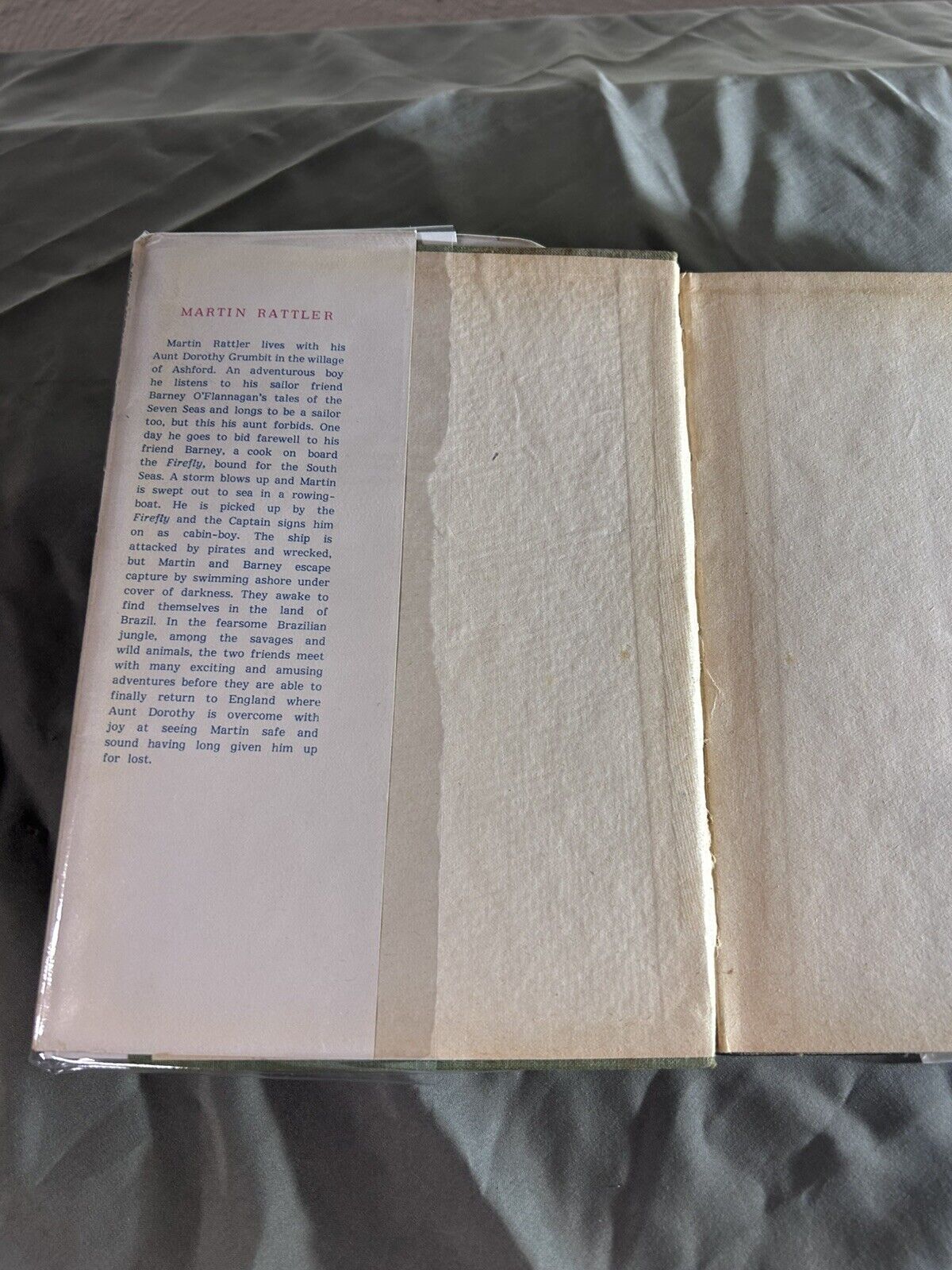 Martin Rattler By R. M. Ballantyne 1940s Andre Dakers Ltd Hardcover DJ Hamlyn