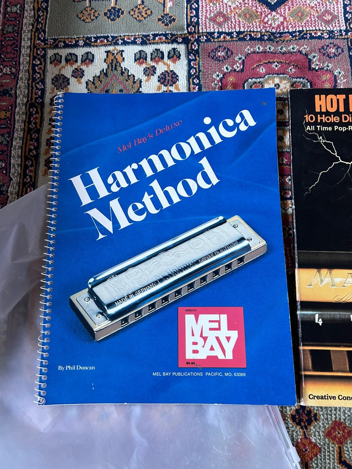 Hohner Super 64 Chromonica Harmonica + 3 Method Books – Made in Germany