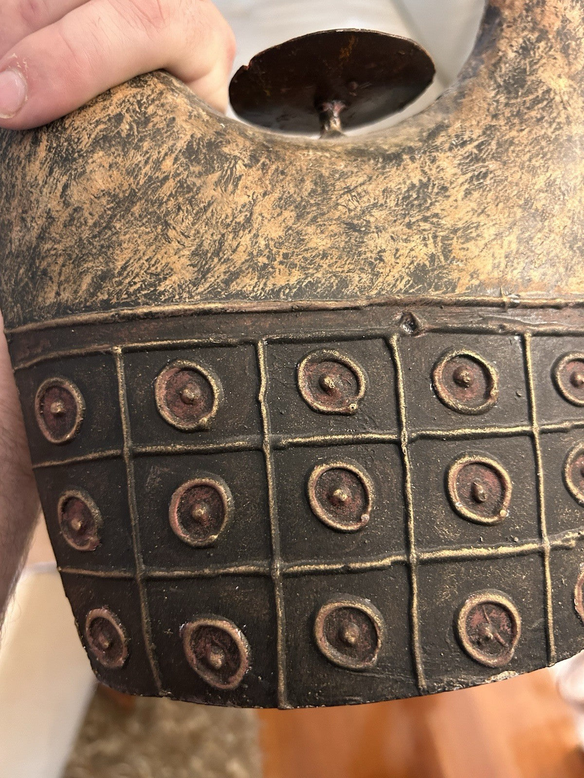 Large 53cm Metal African Tribal Style Candle Holder Sculpture – Decor