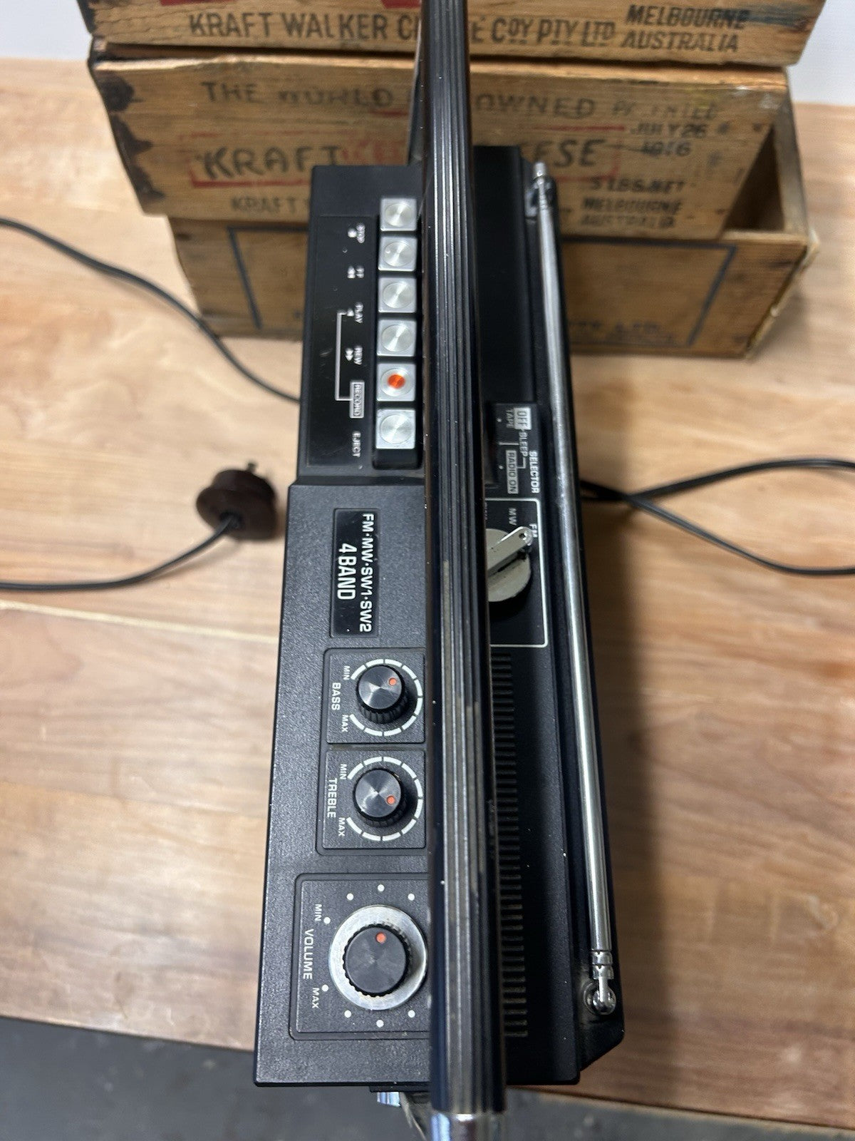 National Panasonic 5310 Radio Cassette Recorder 1970s Japan Works CrO₂