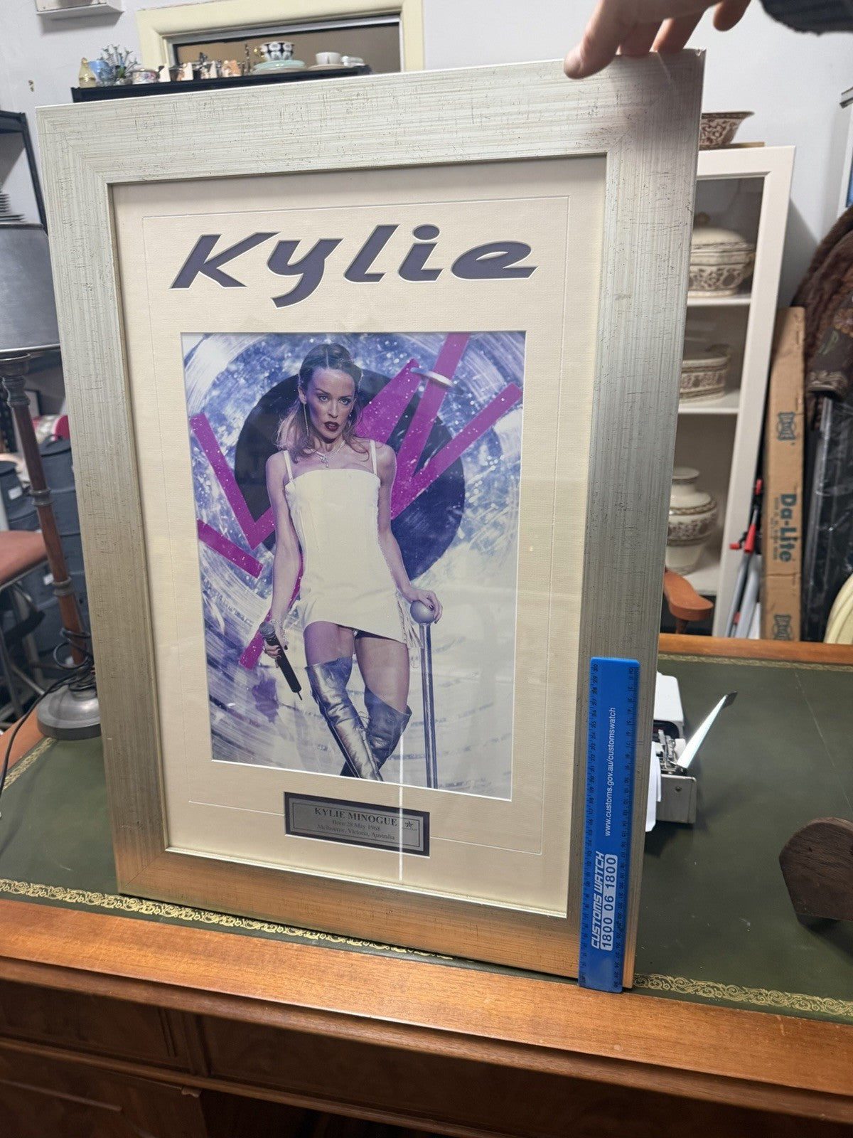 Kylie Minogue Framed Display Print Plaque Australian Pop Icon Wall Art