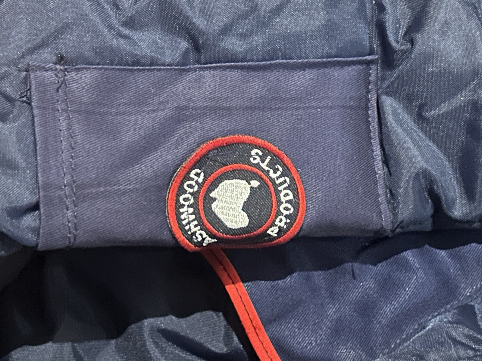 Vintage Aussie Ski Products Snow Suit Navy Blue Size L Hooded Retro 80s