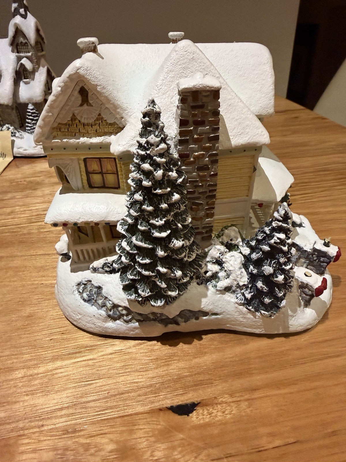 Thomas Kinkade Hawthorne Village Victorian Homestead House 2001 No Cord