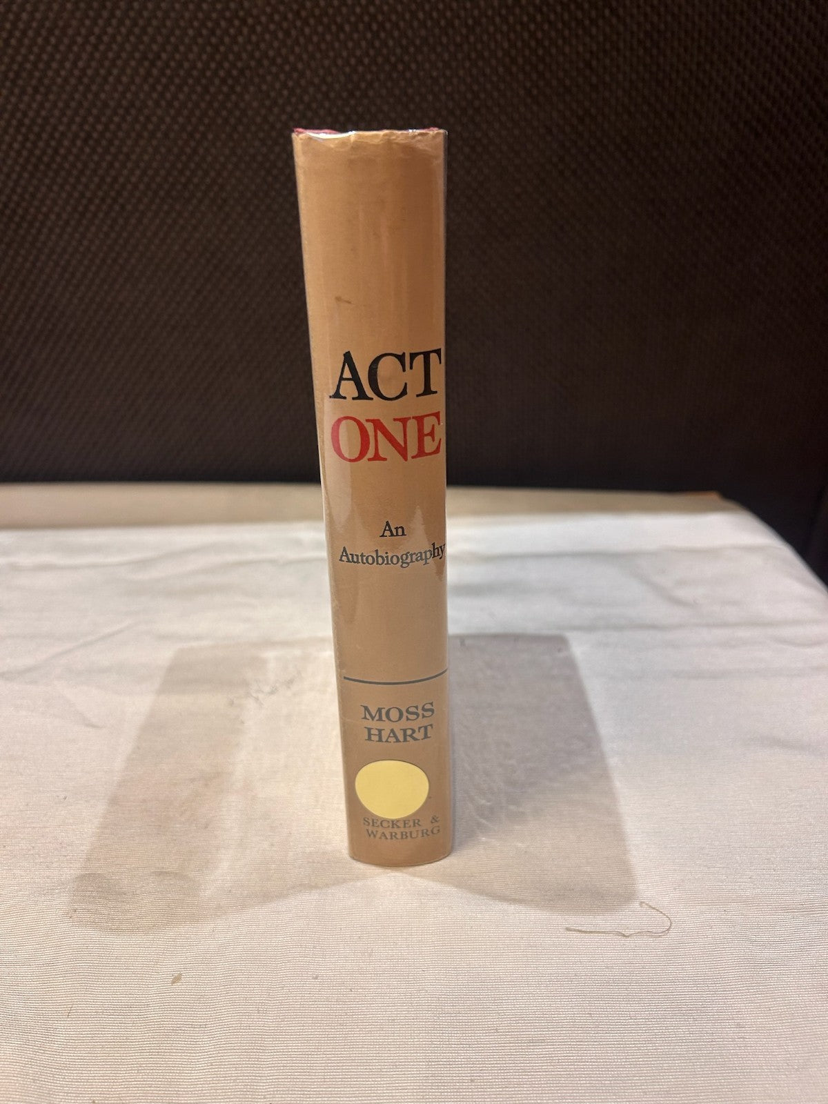 Act One – Moss Hart | Vintage Autobiography Hardback