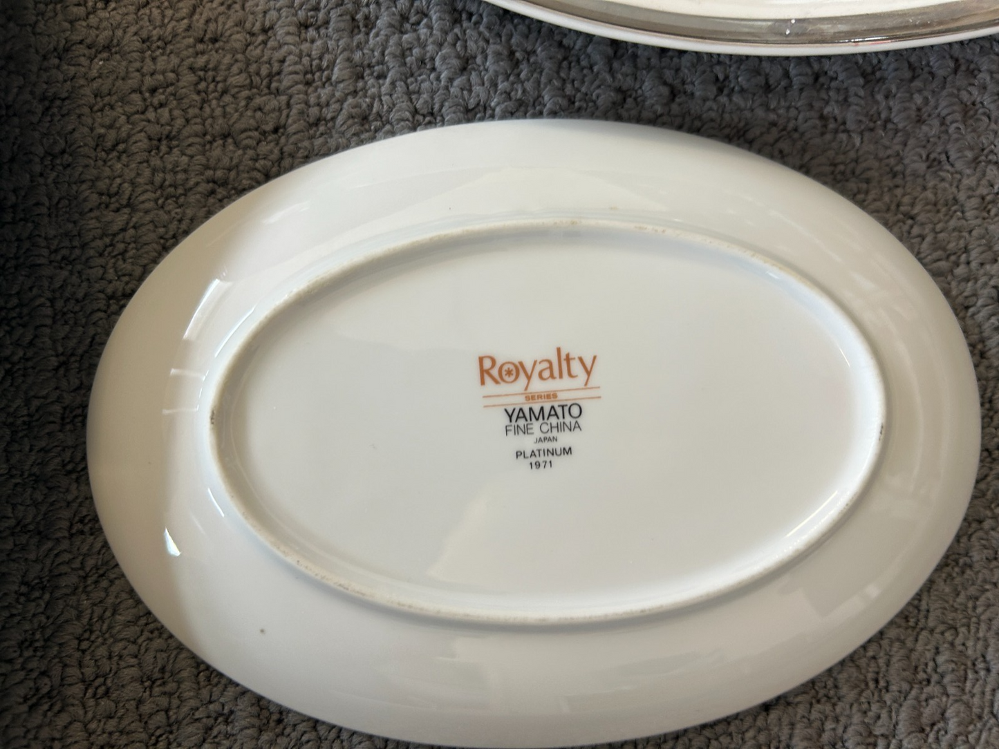 Vintage Yamato Fine China “Royalty Series” Platinum Dinner Set - 63 pieces