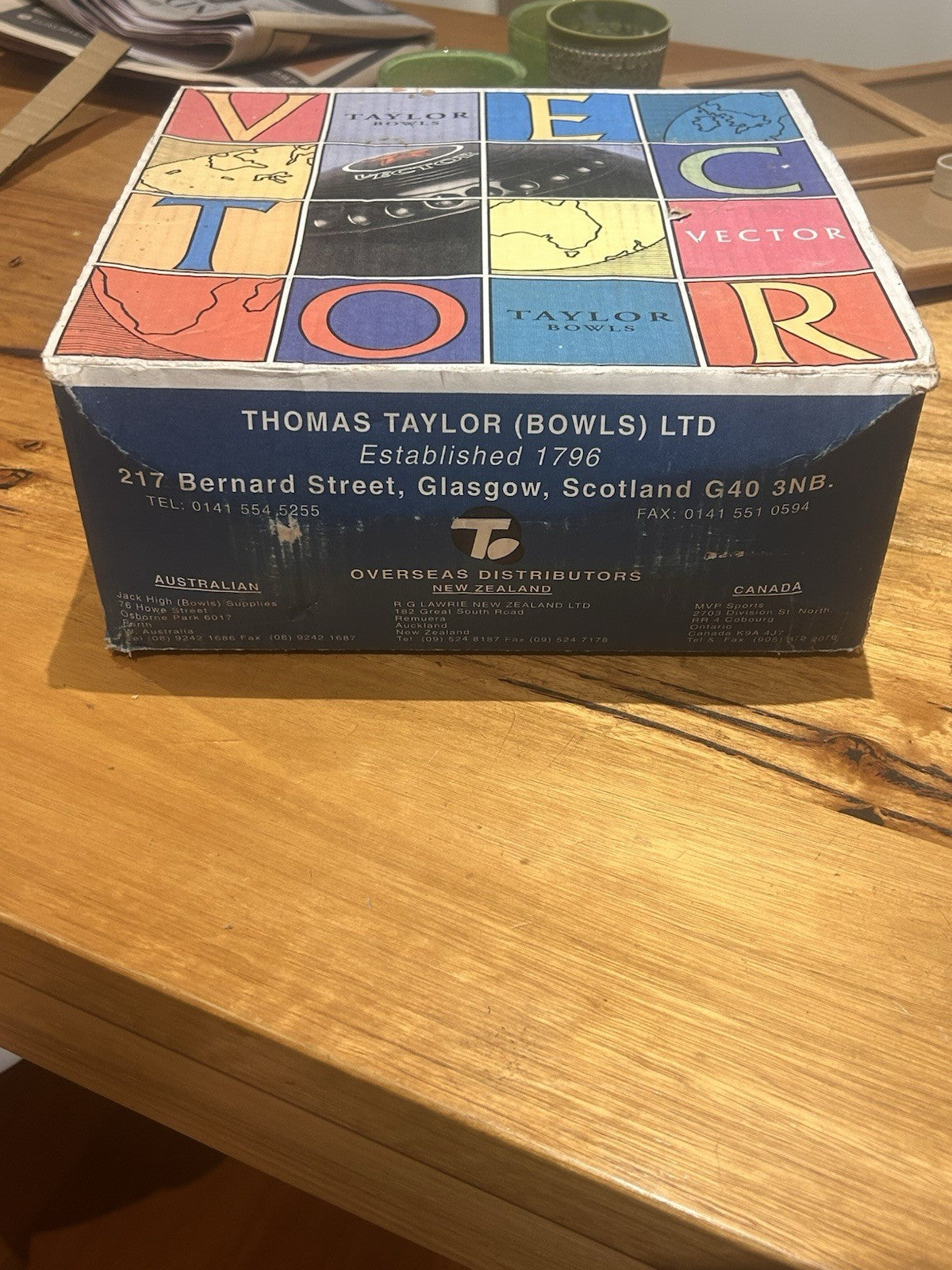 Taylor Vector Size 4 X-Heavy Lawn Bowls Approved 2032 Dual Stamp Boxed