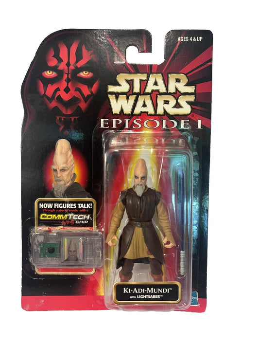 Ki-Adi-Mundi Lightsaber Kenner Hasbro Star Wars Episode 1 Action Figure