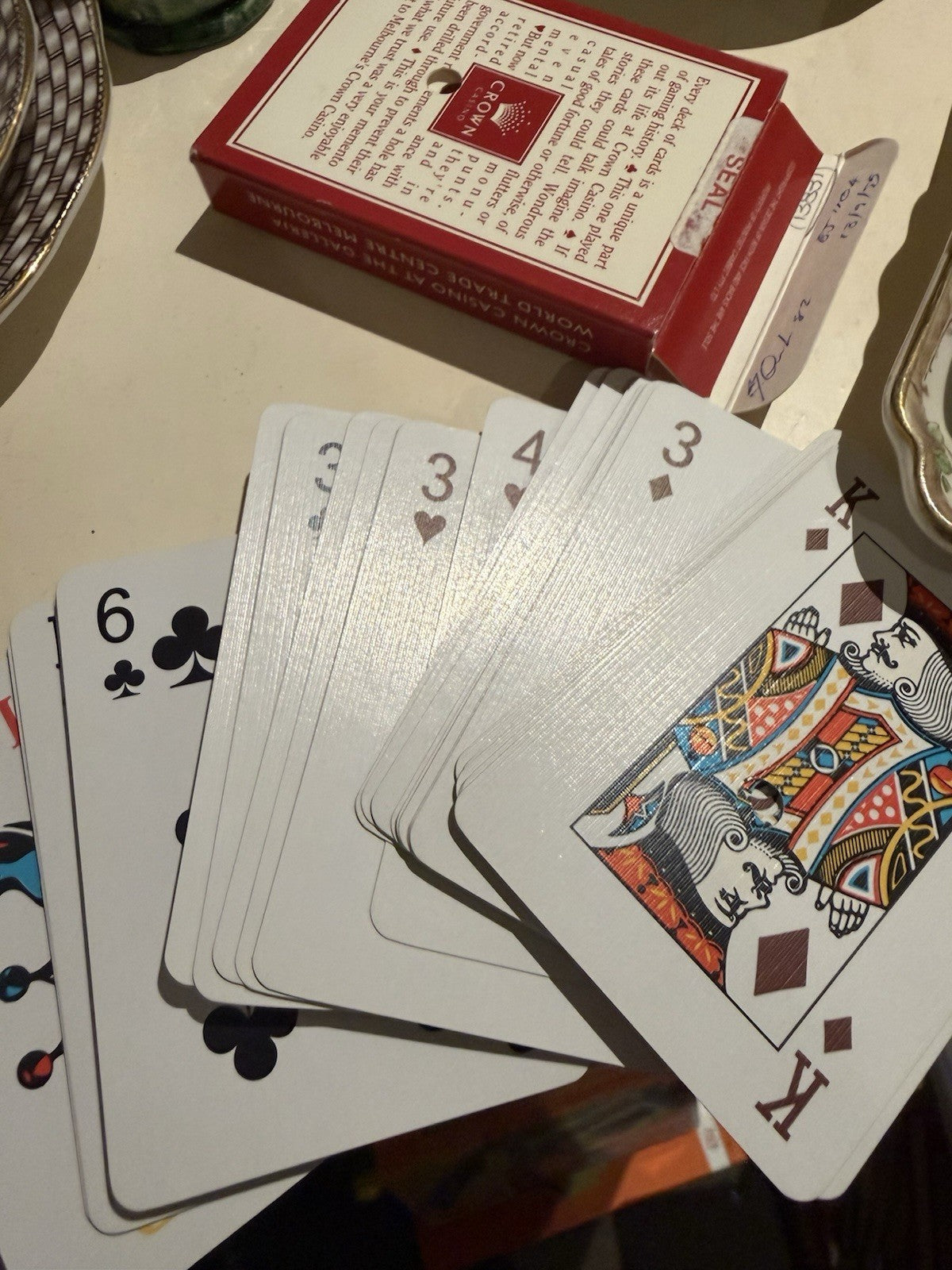 Crown Casino Melbourne Used Playing Cards Original Galleria WTC 1990s Souvenir