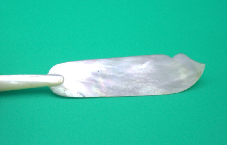 Victorian Mother of Pearl Butter Knife c1890s Antique Tableware