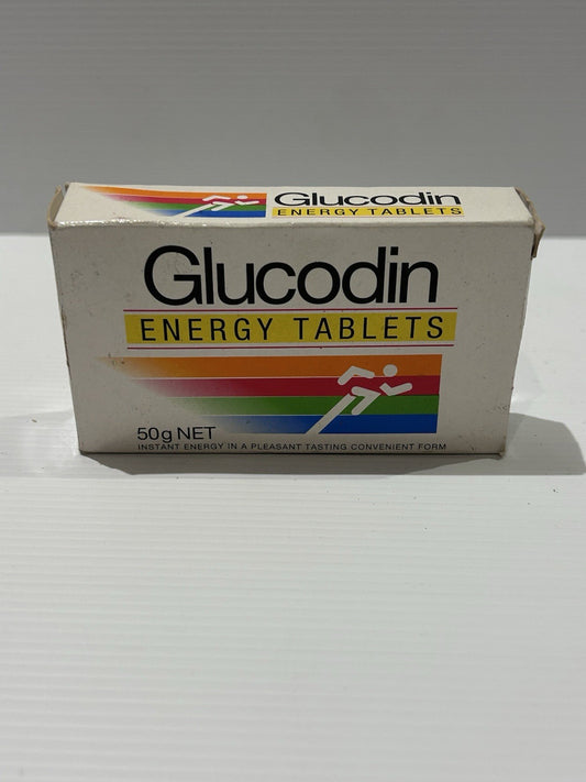 Vintage Glucodin Energy Tablets Box 50g Boots Healthcare 2000 Aussie Pack