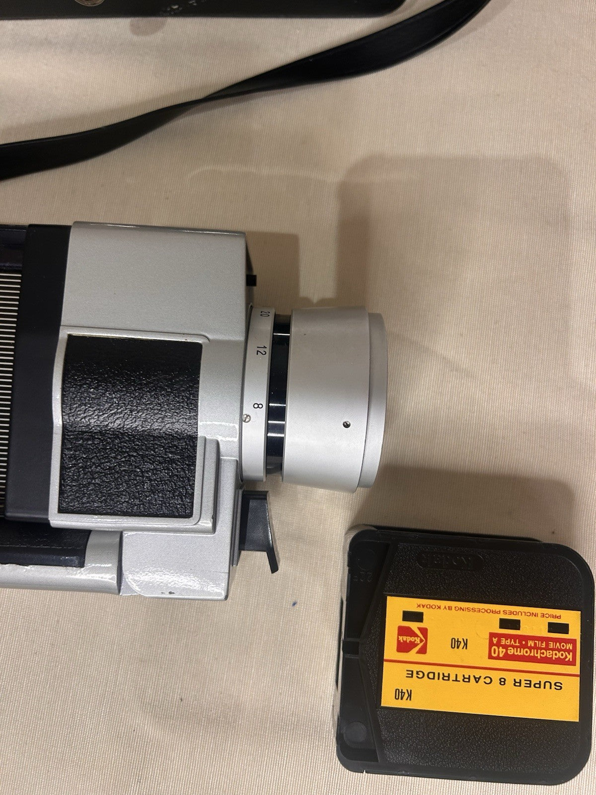 NC-600 Super 8 Movie Camera w/ Case & Kodak Film