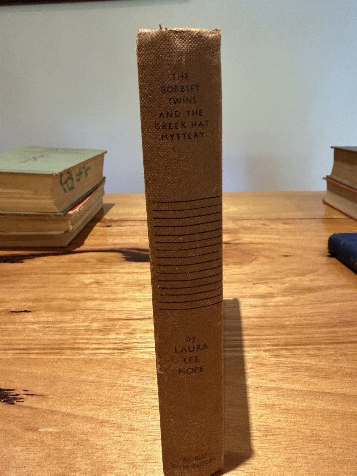 Bobbsey Twins Greek Hat Mystery 1965 1st UK Ed Laura Lee Hope Hardcover