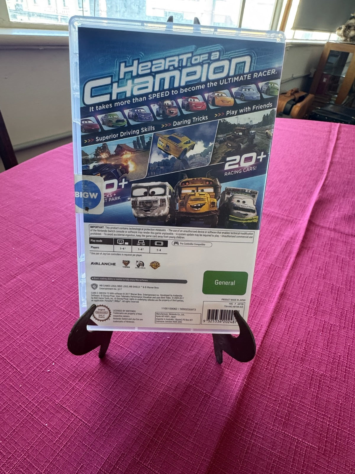 Disney Pixar Cars 3 Driven to Win Switch – Complete w Case & Game Card | 2017