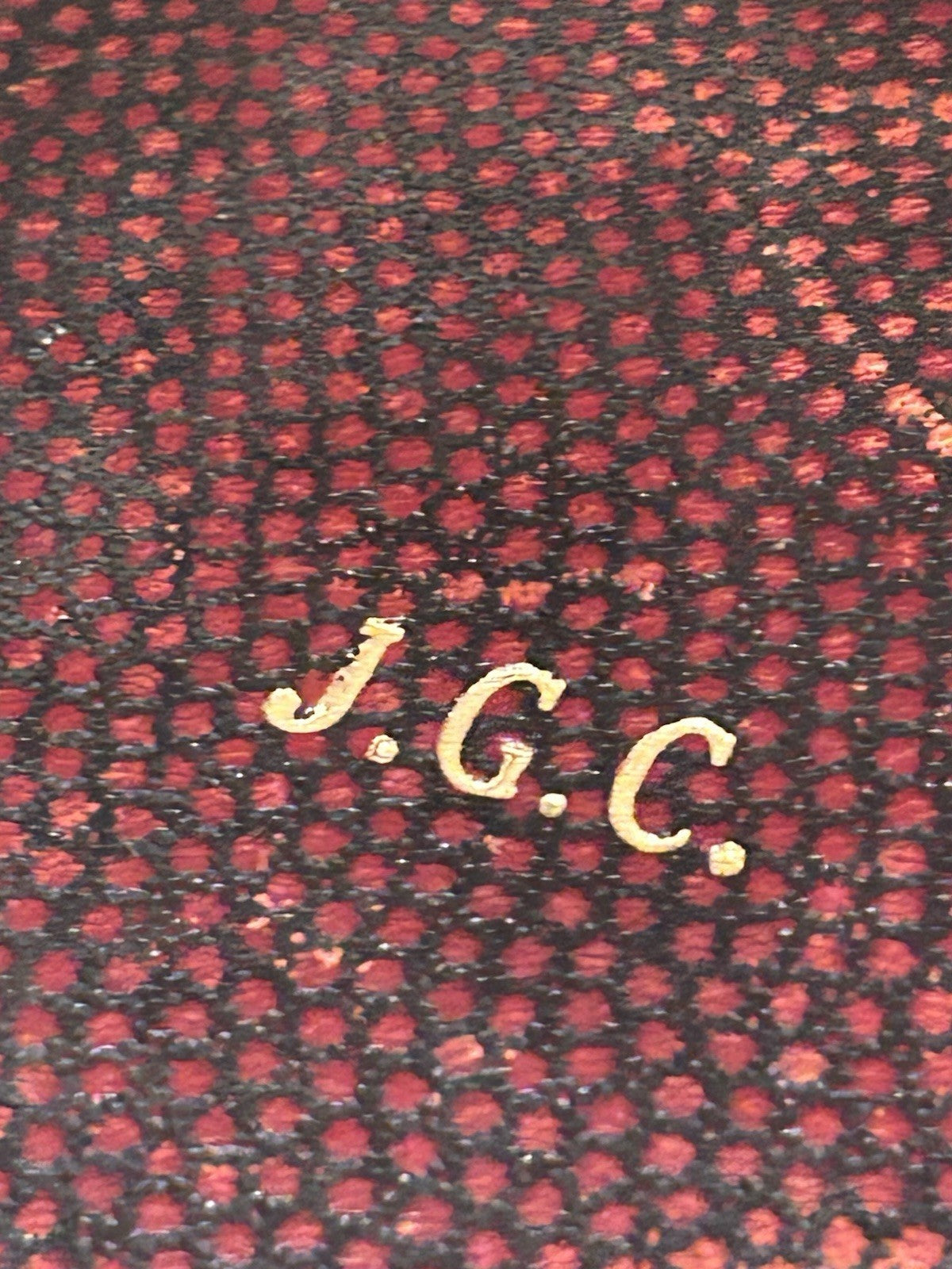 Vintage Fifth Avenue Gentleman’s Grooming Kit Monogrammed JGC Travel Case