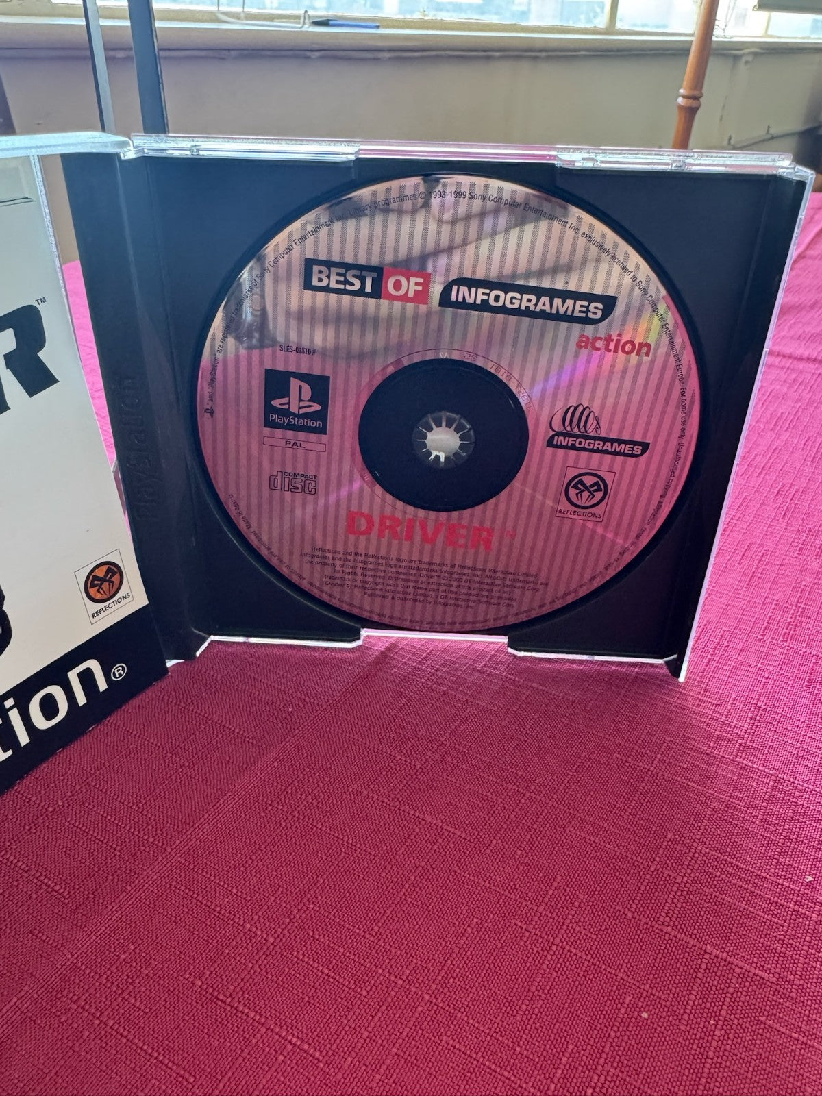 Driver – PS1 PAL – Complete w Case, Original Disc & Manual | 1999