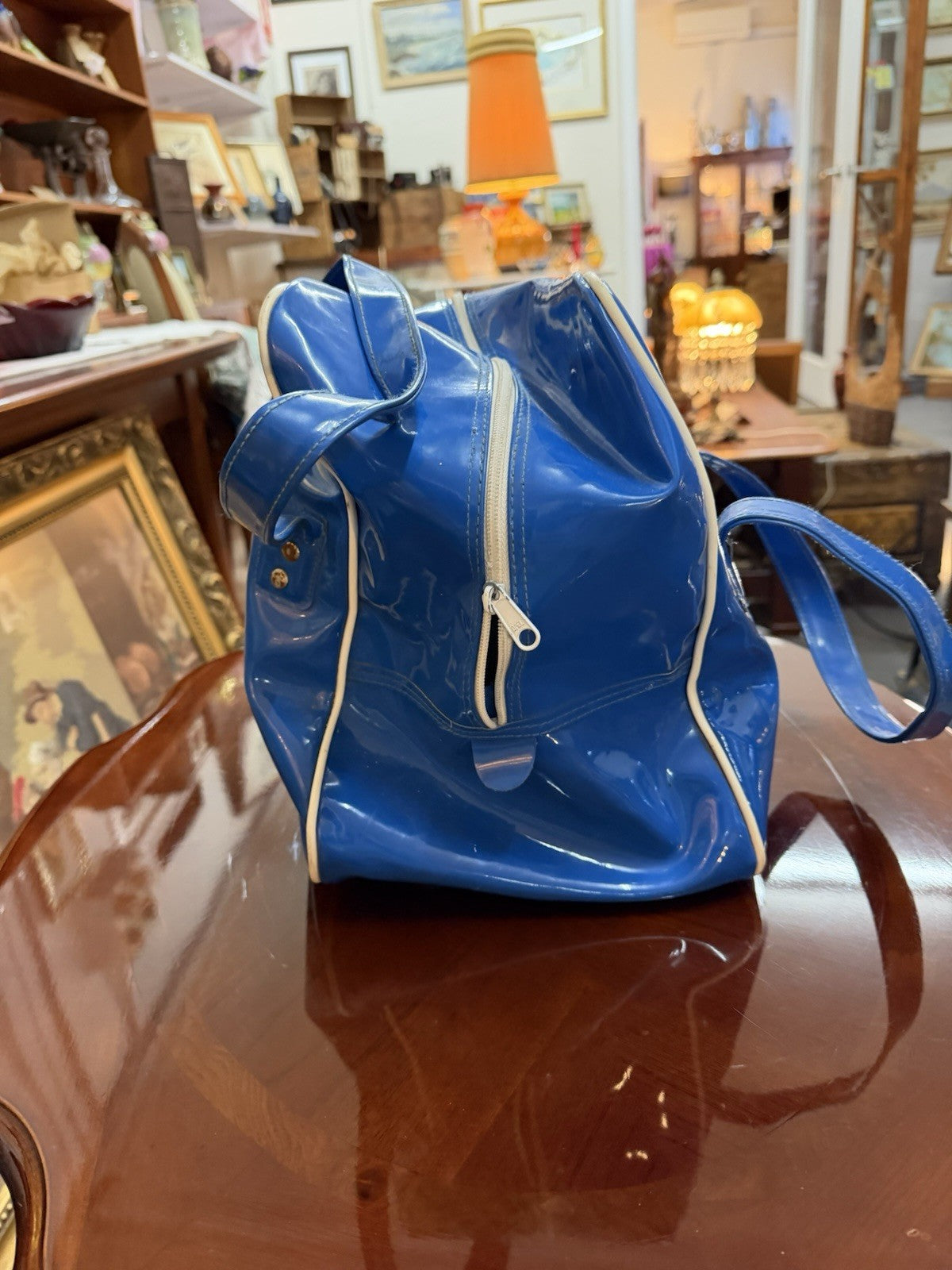 Vintage T Altamura Ice Skates MK Ice Time Blades Blue Skating Carry Bag