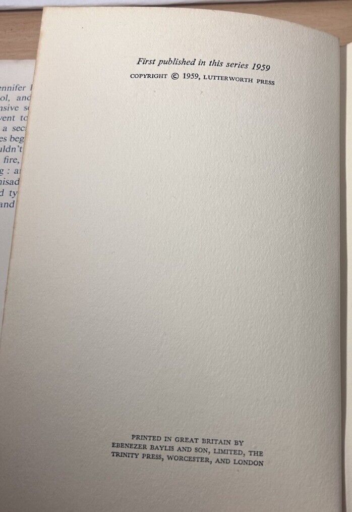 First Time Jennifer - Joan Herbert - First Edition 1959