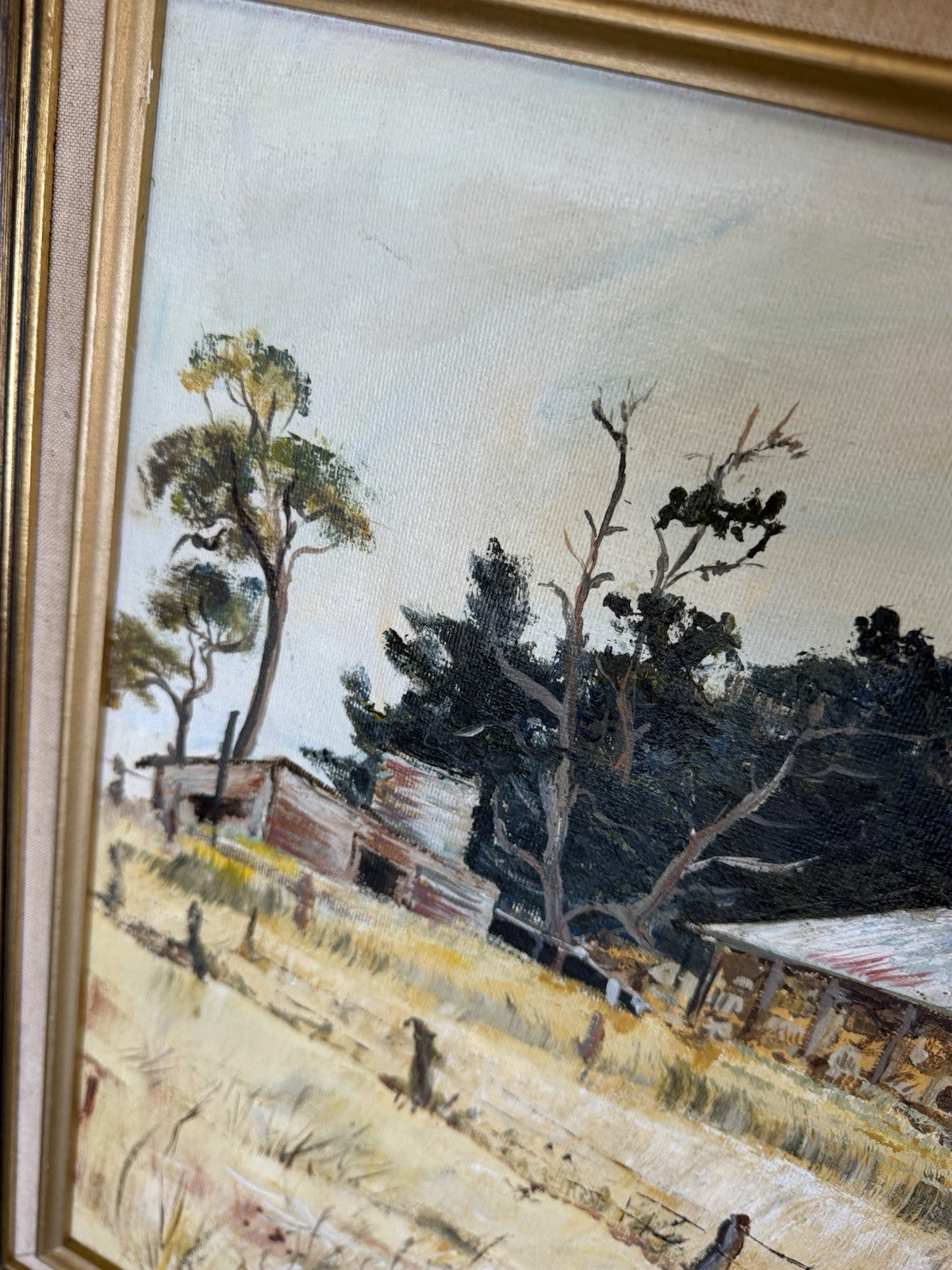 Lyn Robins Original Oil Painting Near The Mount SA Australian Landscape Artist
