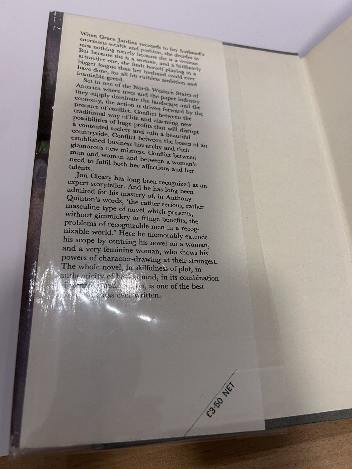 A Sound of Lightning by Jon Cleary - First Edition (Hardcover, 1976)