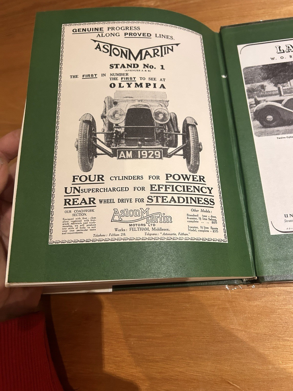 Aston Martin & Lagonda Michael Frostick 1977 1st Ed HC DJ Dalton Watson Book