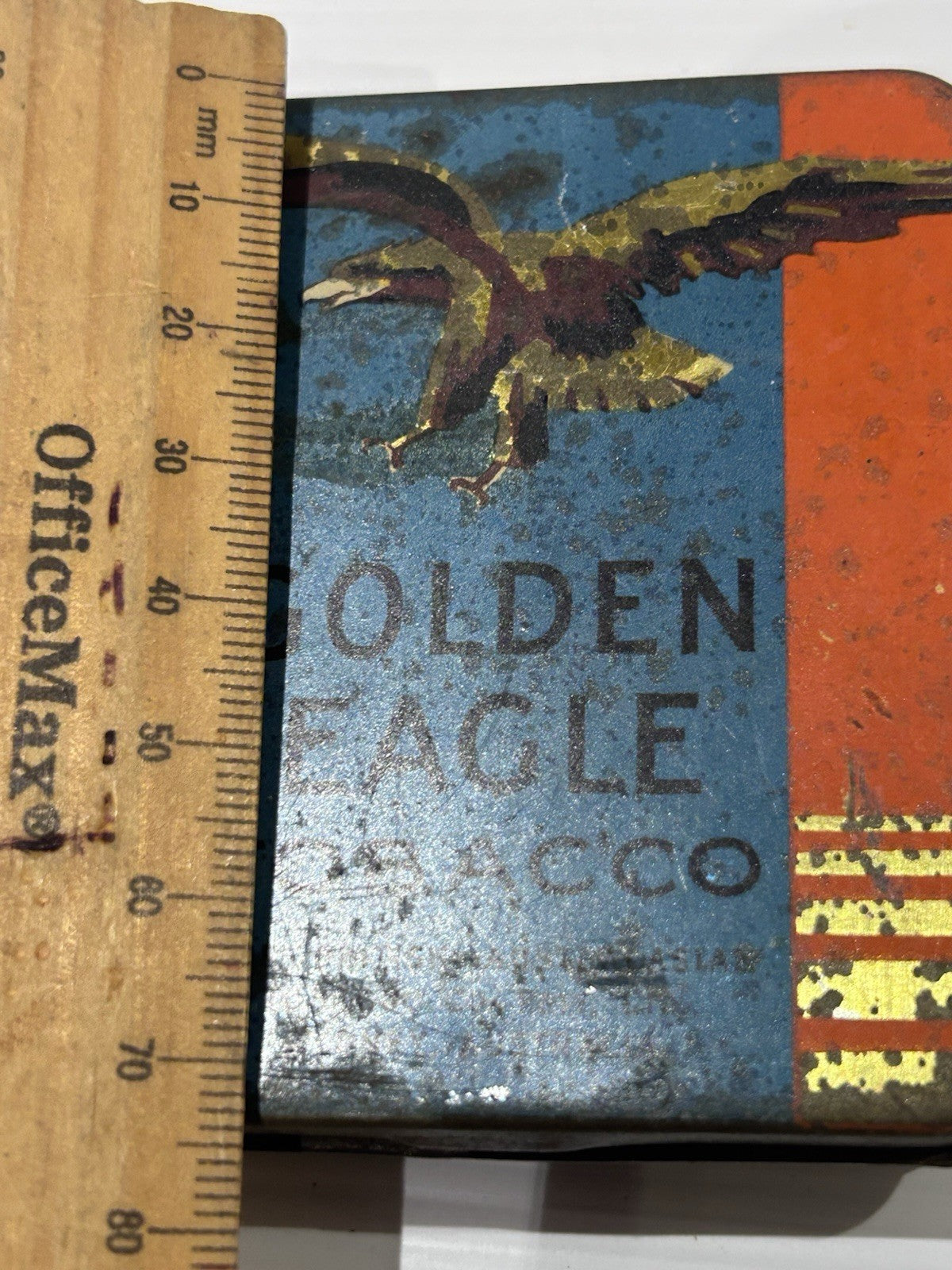 Vintage Golden Eagle Tobacco Tin – British Australasian Co. Sydney