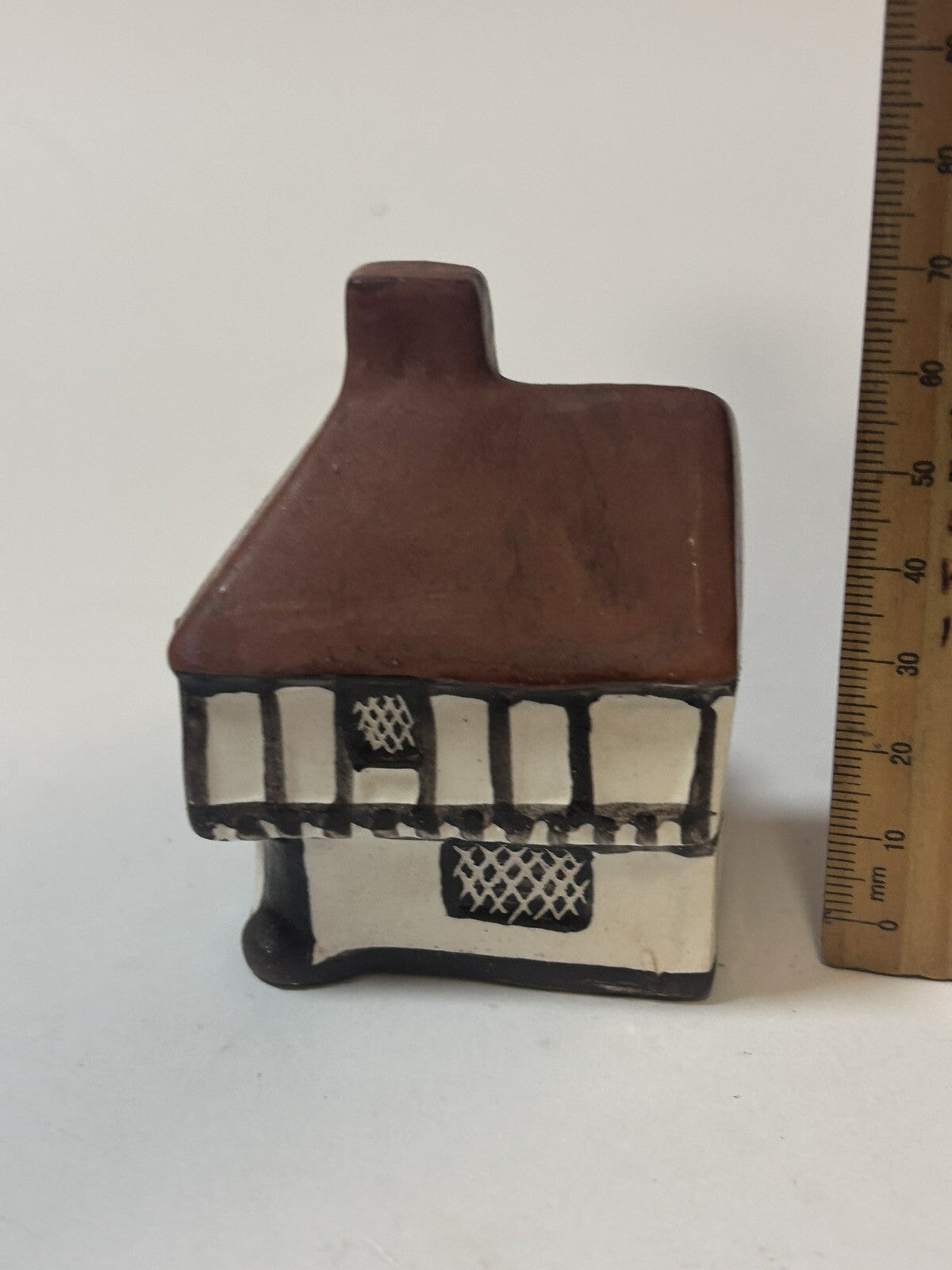 Mudlen End Studios Cottage House Mini Ceramic Made In England No 23 Vintage