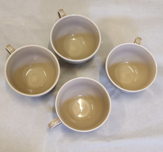 Royal Doulton Gordon Ramsay Taupe Stoneware Cups – Set of 4