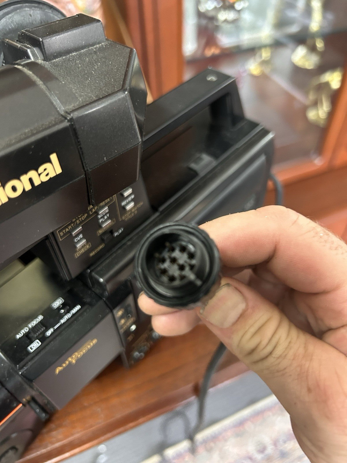 Vintage National Saticon VHS Video Camera WV-P200N + Original Bag