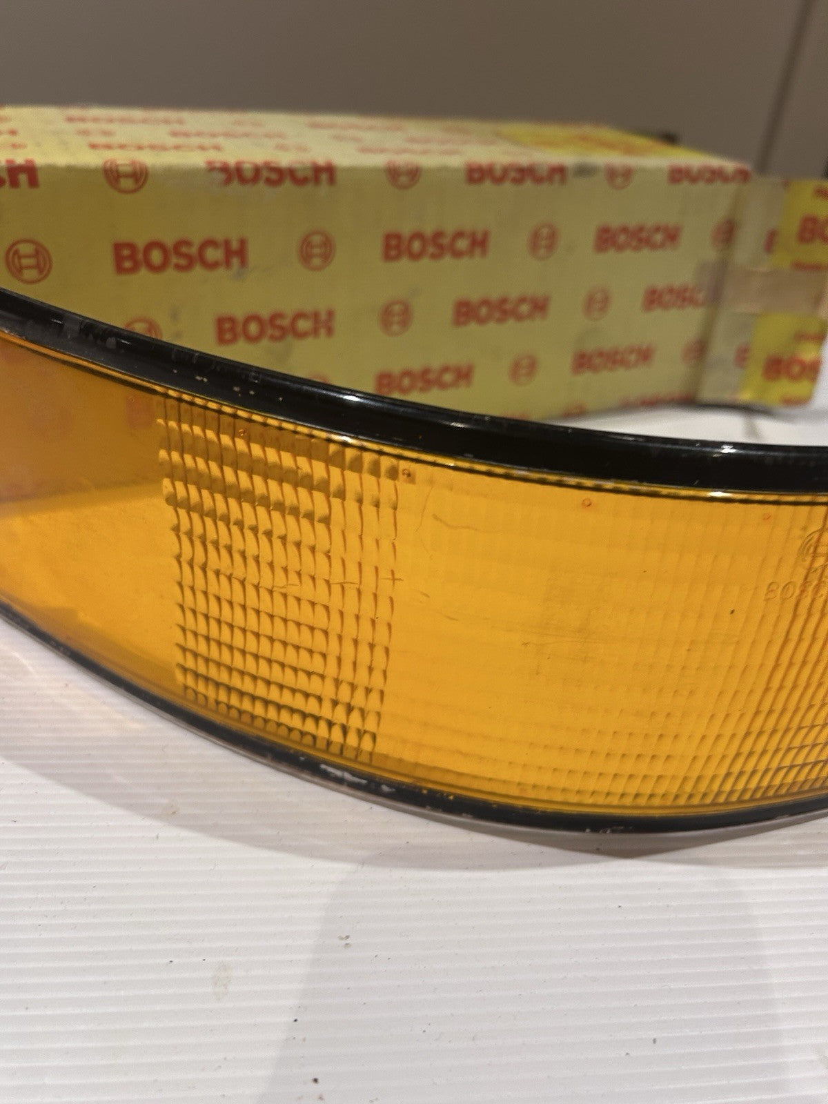 Pair Bosch Porsche 911 Rear Tail Light Lenses 1964–73 | OEM | 911.631.924.03