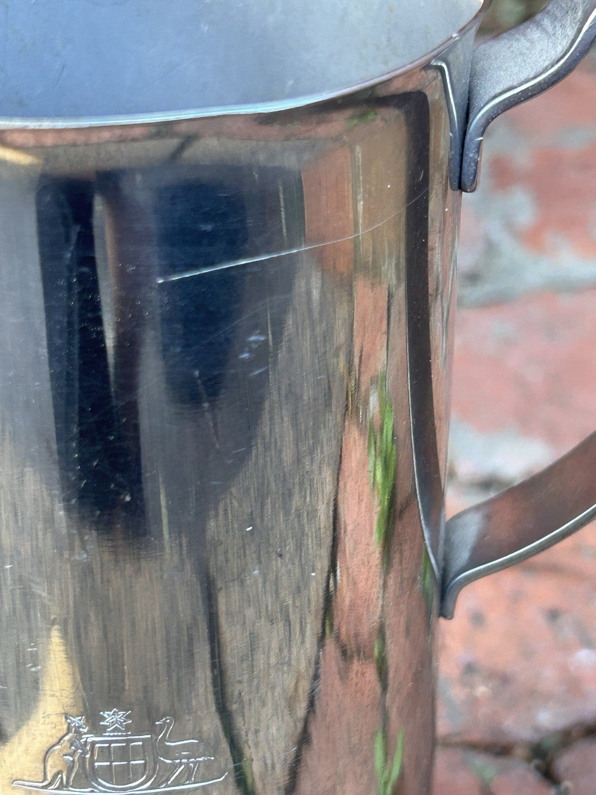 Vintage Paramount Australia Silverplate Trophy Vase Australian Coat of Arms 