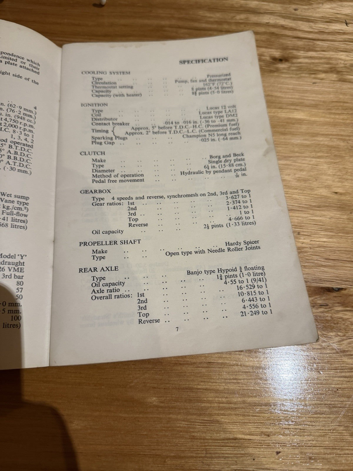 1959 Austin A40 Driver’s Handbook Original 97H 1650B BMC Car Manual