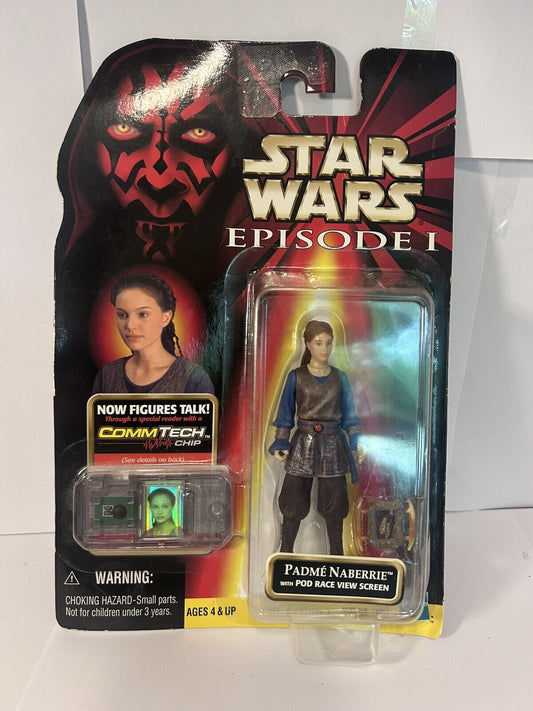 Hasbro Star Wars Padme Naberrie W/Pod Race View Screen Action Figure