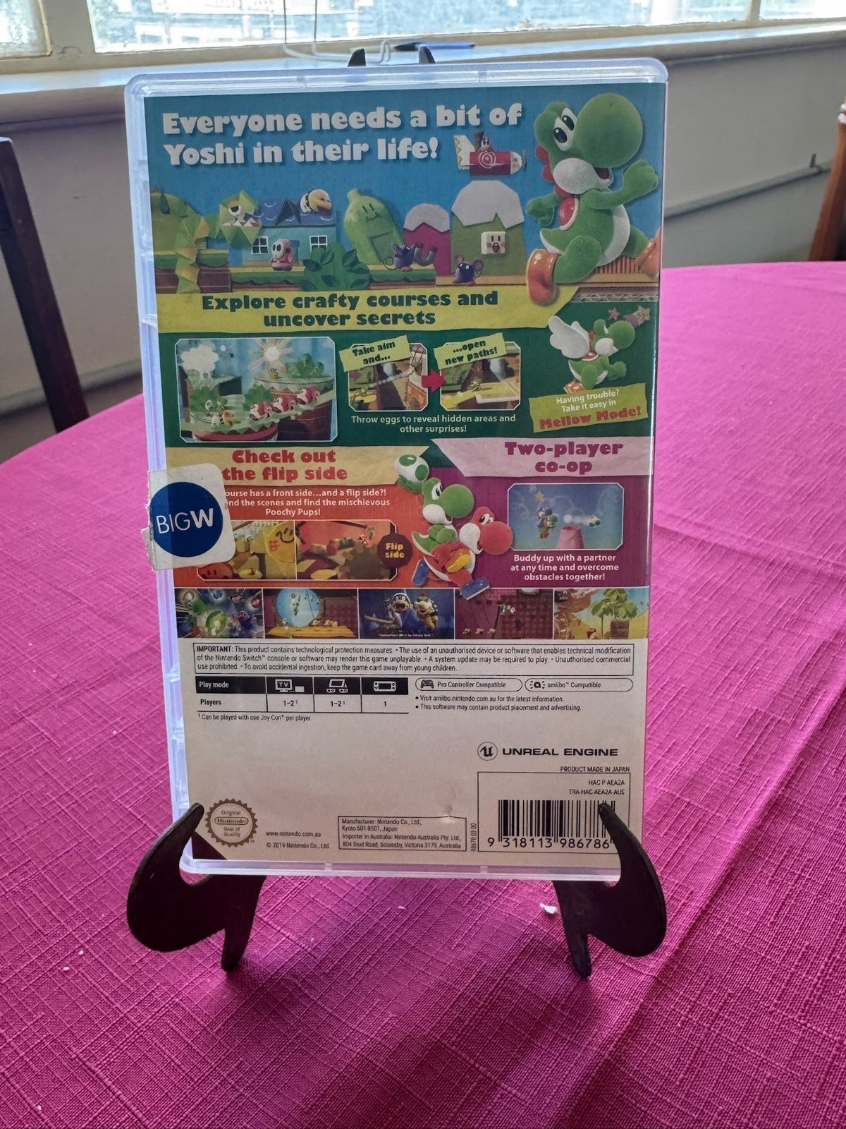 Yoshi’s Crafted World Nintendo Switch – Complete w Case & Game Card | 2019