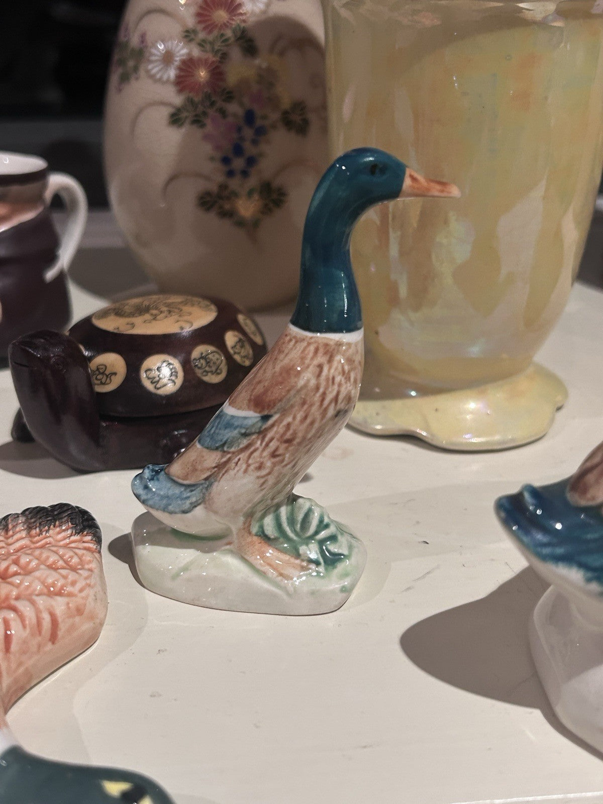 Vintage Beswick England Mallard Duck Trio – Models 756/1, 756/2, 756/3 C1950/60s