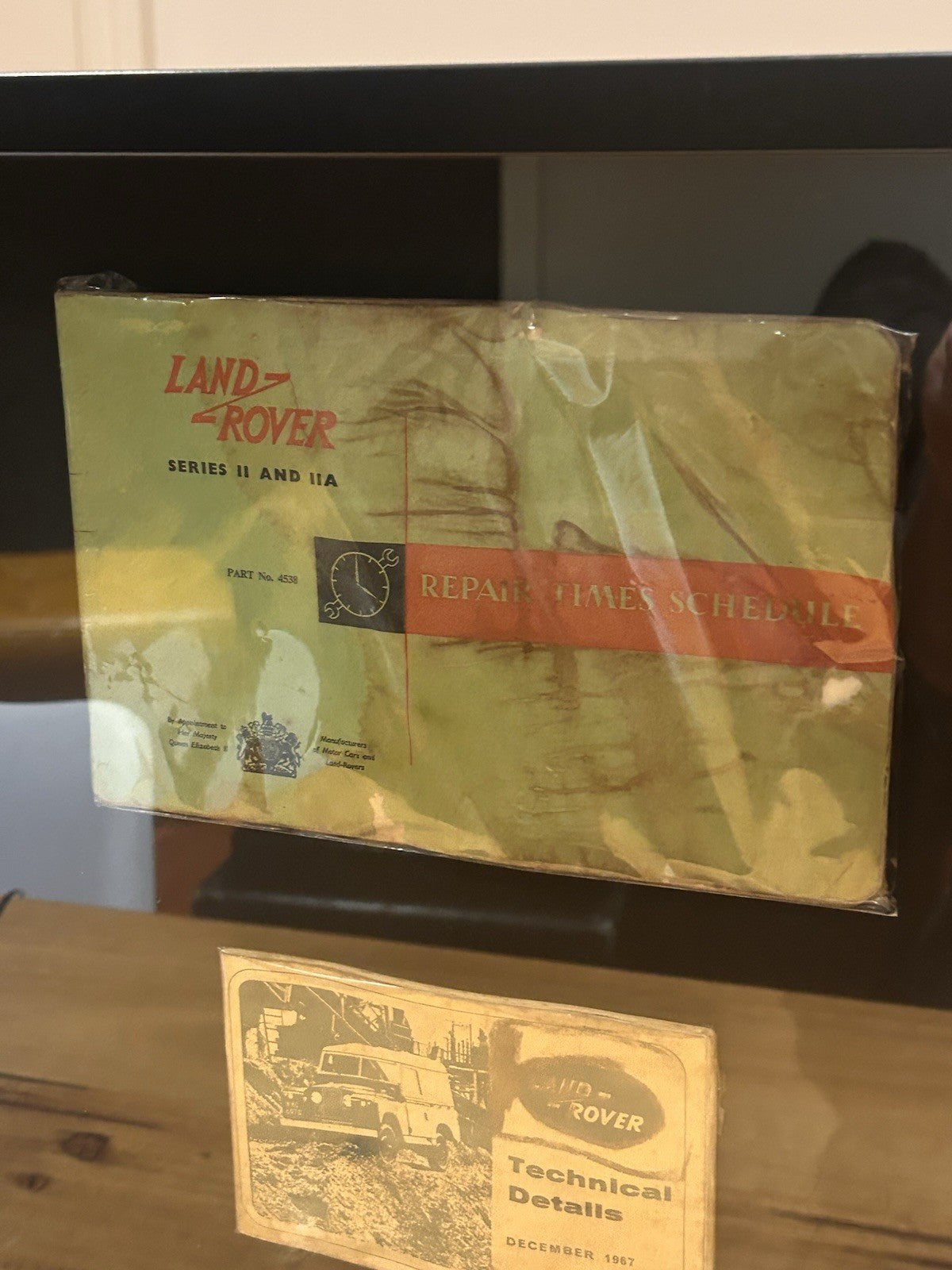 Land Rover Series II/IIA Framed Original Manuals Set – 1960s Workshop & Tech