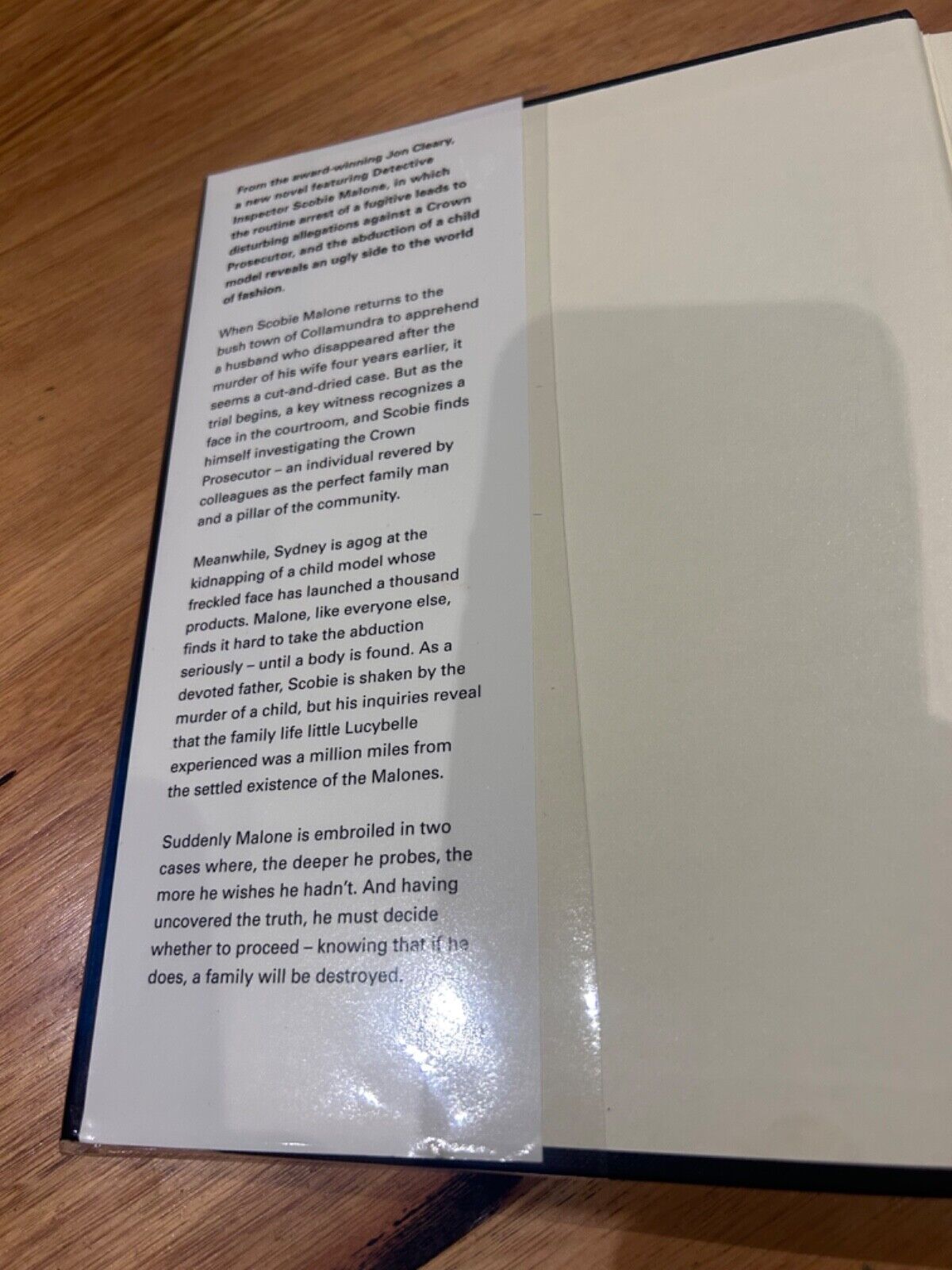 Dilemma by Jon Cleary First Edition 1999 Hardcover and Dust Jacket
