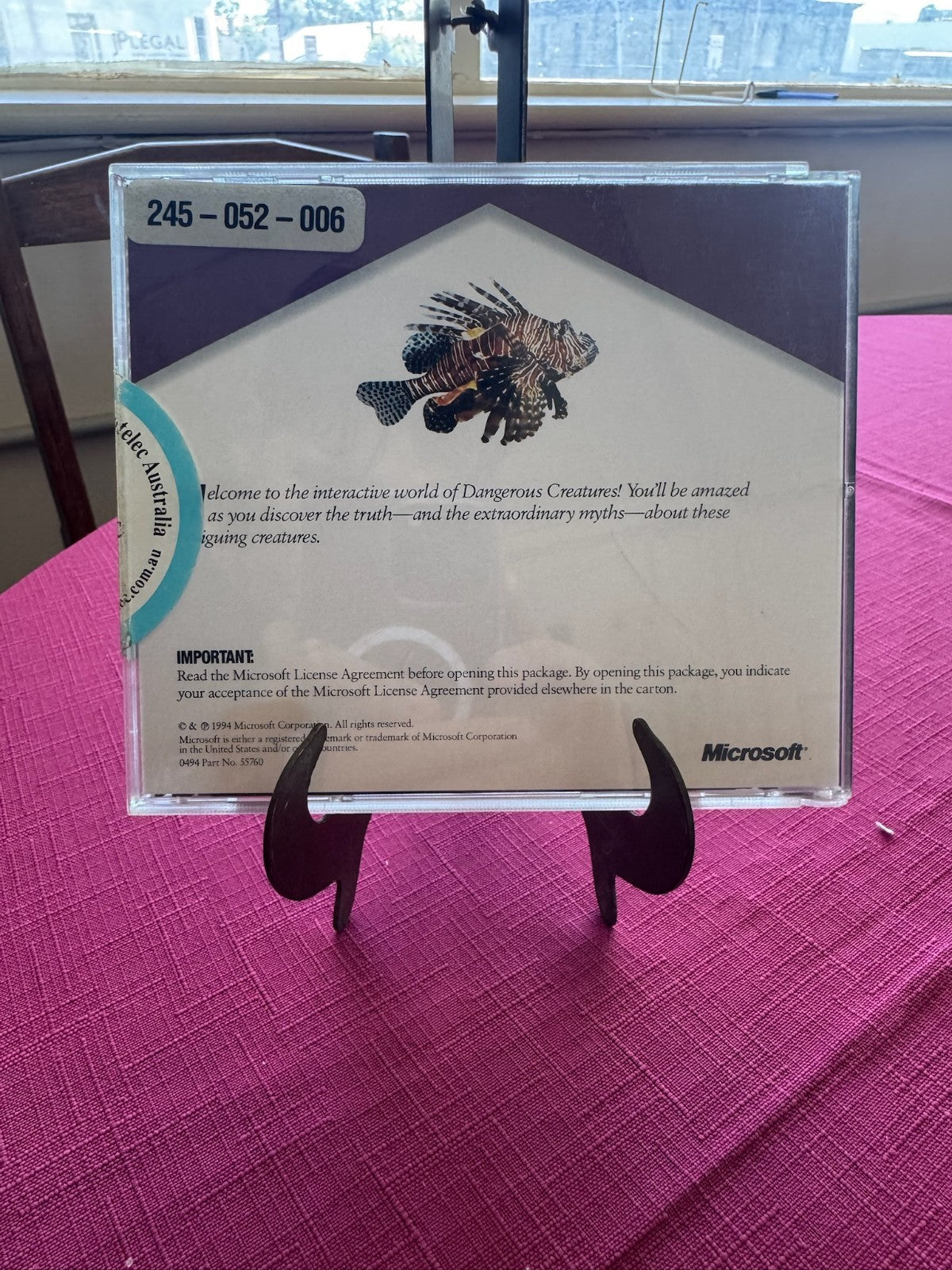 Microsoft Dangerous Creatures PC CD-ROM (PAL) – Complete w Manual | 1994