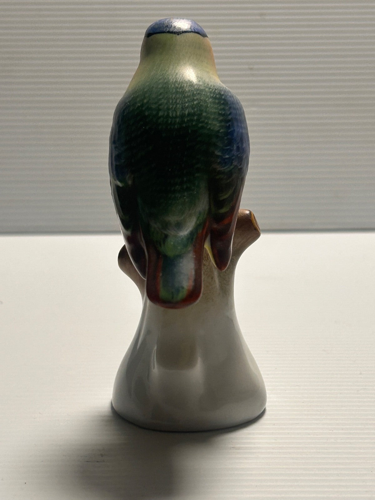 Herend Hungary 5043 Blue Tit Bird Figurine Handpainted Porcelain 10.5cm #65