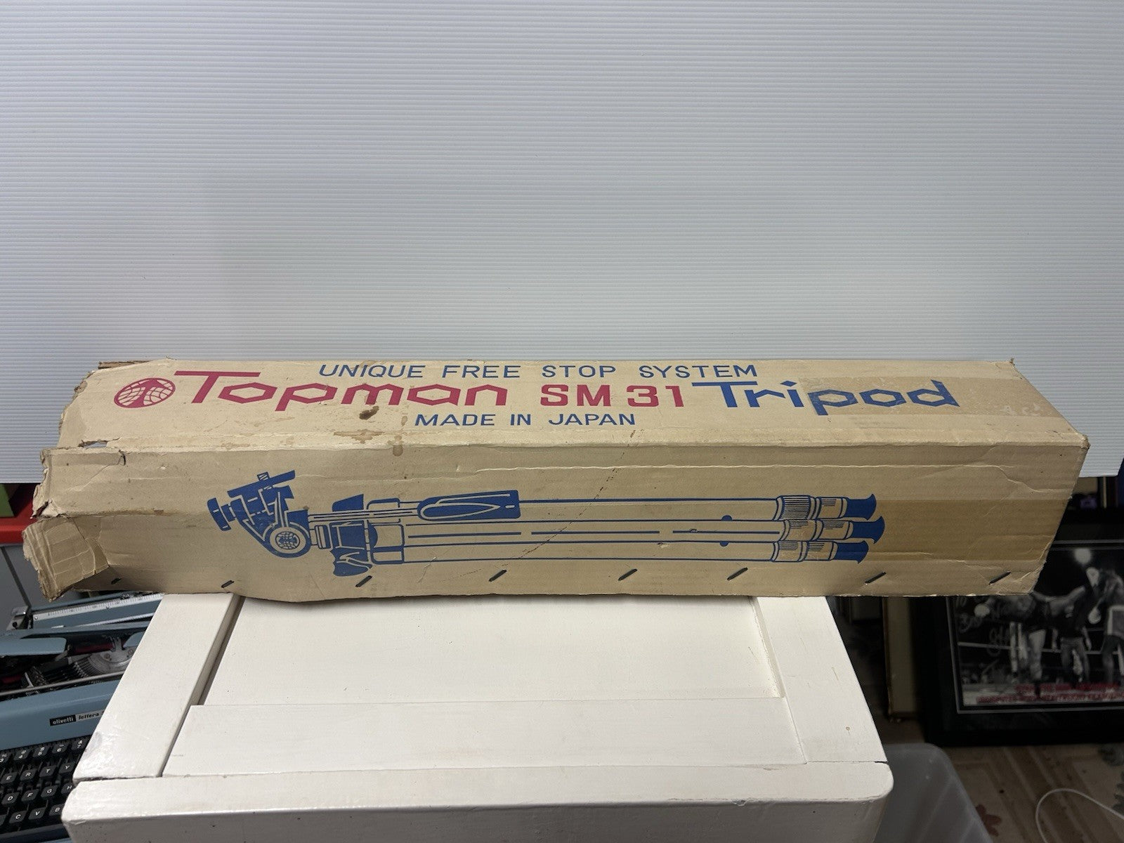Topman SM31 Tripod 1980s HC Japan Free‑Stop Pan/Tilt Vintage Photography Gear