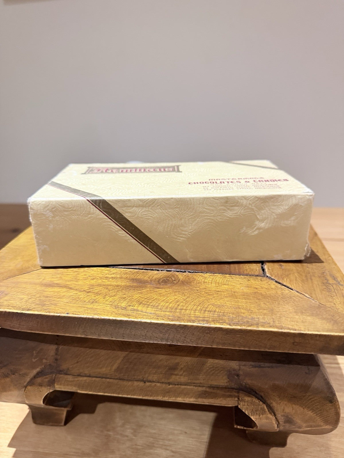Newmans Chocolates Box Vintage Melbourne Pre-Metric Hillier Confectionery