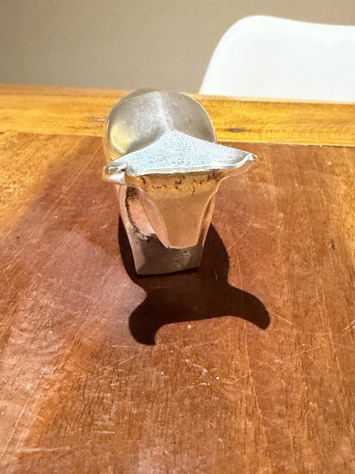 Dansk Japan Silver Bull Paperweight Sculpture International Designs Ltd