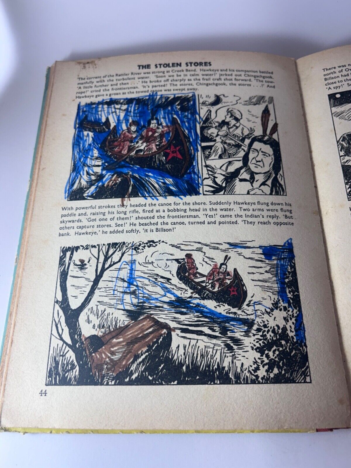Hawkeye and the Last of the Mohicans Annual No 1 by Michael Holt-Hardback 1958