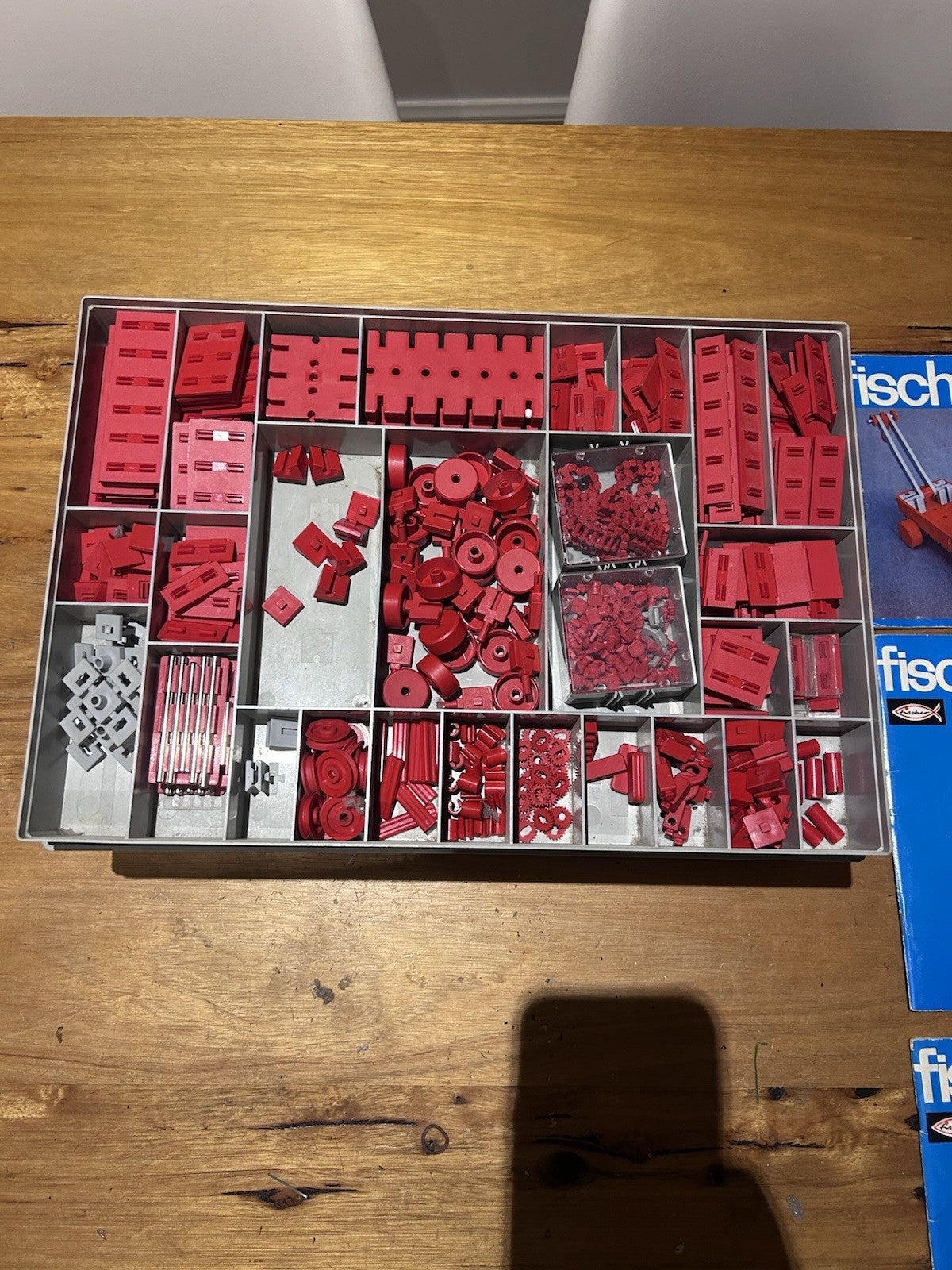 Fischertechnik Vintage Sets x3 w/ Manuals & Club Cards – 1969–1980s STEM Toy
