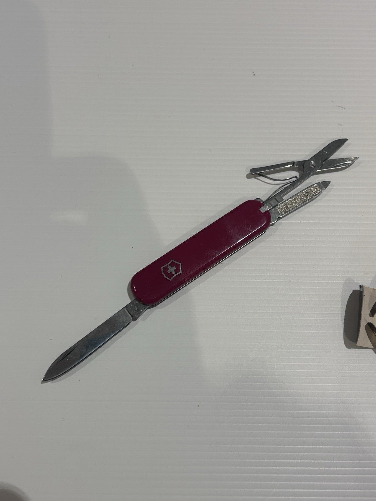 Victorinox Swiss Army Knife NOS Wirtgen Logo Red 58mm w/ Box & Pouch